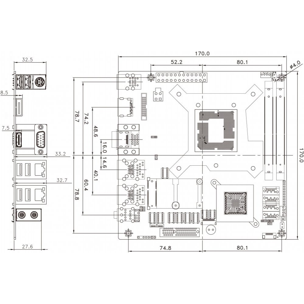 Размеры материнских плат. Mini ITX motherboard Size. Mini ITX motherboard Dimensions. Mini-ITX Размеры материнской платы. Материнская плата Mini ITX чертеж.